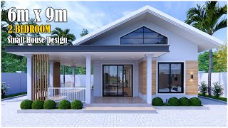 Beautiful Small House | 6m x 9m Design with 2Bedroom