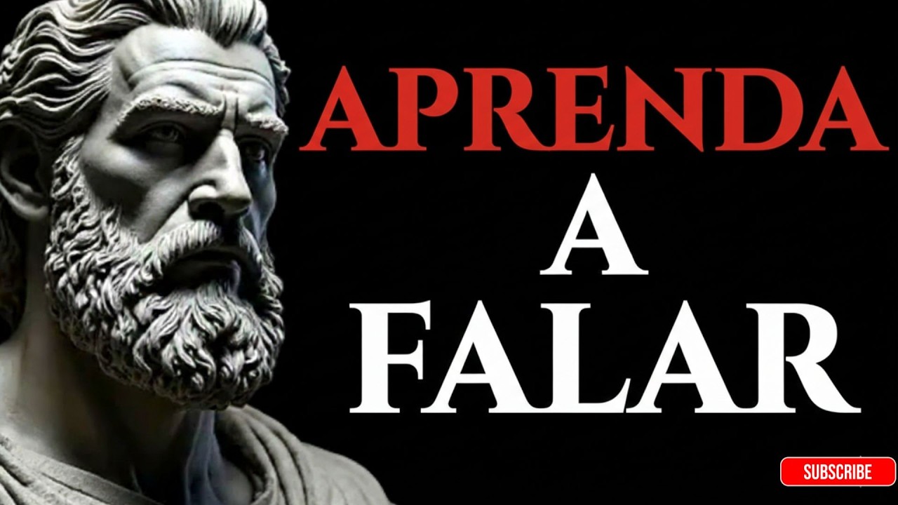 COMO FALAR DE FORMA INTELIGENTE: A TÉCNICA DA ELITE PARA SER RESPEITADO EM 2026 | ESTOICISMO 🏛️