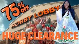 HURRY! 75% OFF CLEARANCE AT HOBBY LOBBY! DECOR \& MORE