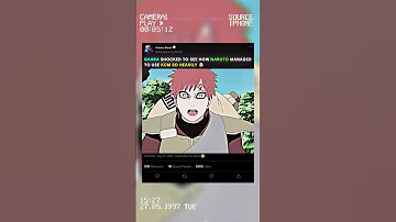 Gaara Shocked To See Naruto KCM Shorts Shortvideo Naruto Gaara Kurama Viral 