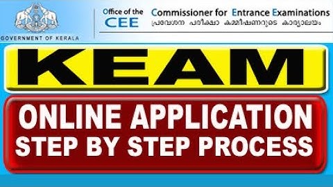 KEAM 2022 apply online | how to apply keam 2022 | keam 2022 online application step by step process