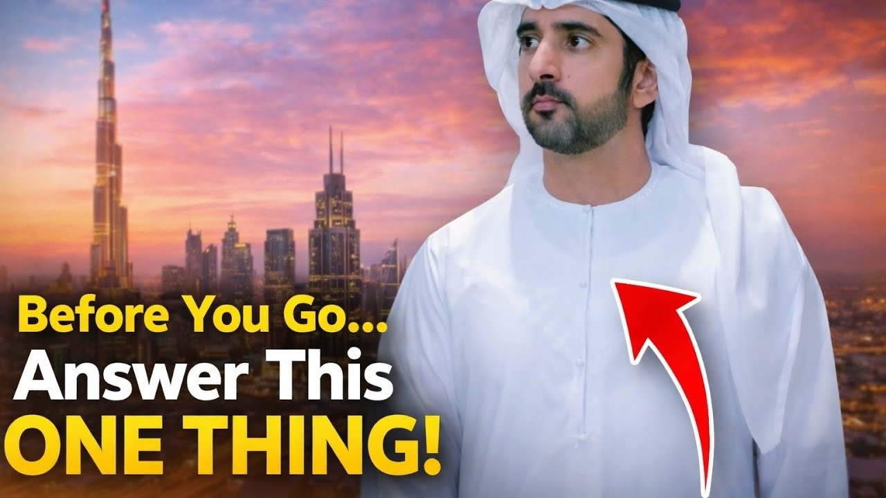 Прежде чем уйти… Ответьте на один вопрос | шейх Хамдан | стихотворение Фаззы | принц Дубая