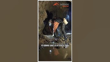 Gold Mine Work Is Fun! #goldmining #undergroundmining #mining