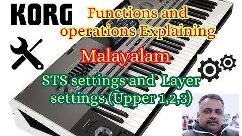 Korg pa arrangers Tone settings;