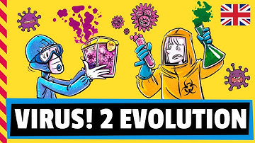 VIRUS! 2 Evolution Board game - Review / Tutorial / How to play  (English)