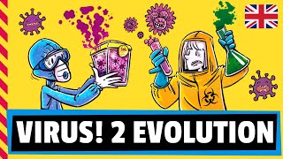 VIRUS! 2 Evolution Board game - Review / Tutorial / How to play  (English) screenshot 3
