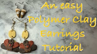 DIY Polymer Clay Turkey & Pumpkin Pie Earrings Set Tutorial