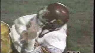 ND vs. USC 1989 Kowalkowski gets Marinovich