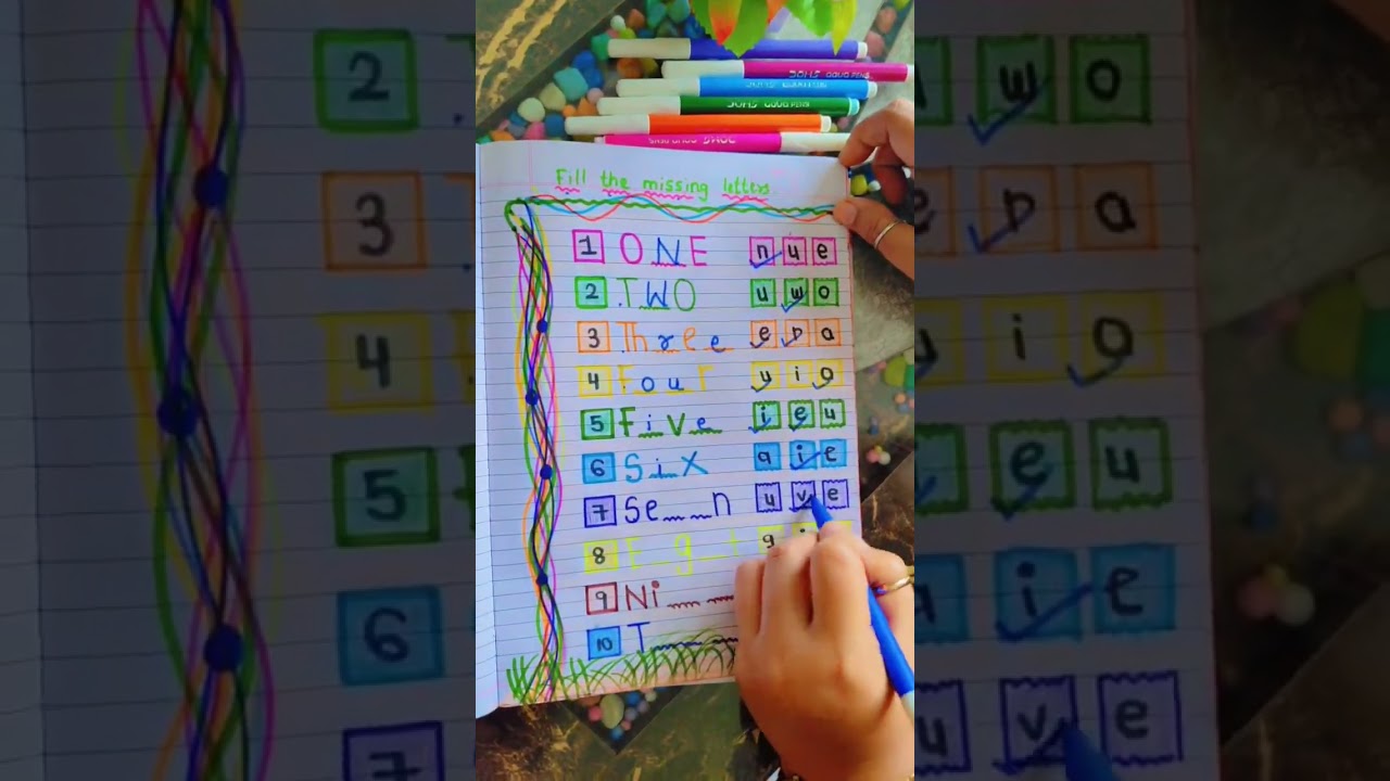 fill the missing letters #easy #education #learning #viralvideo #trending #youtube