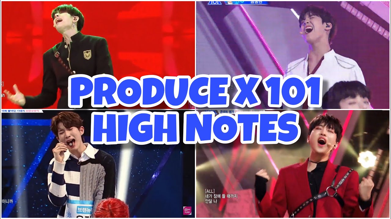【 HIGH NOTES COMPILATION 】PRODUCE X 101 高音集