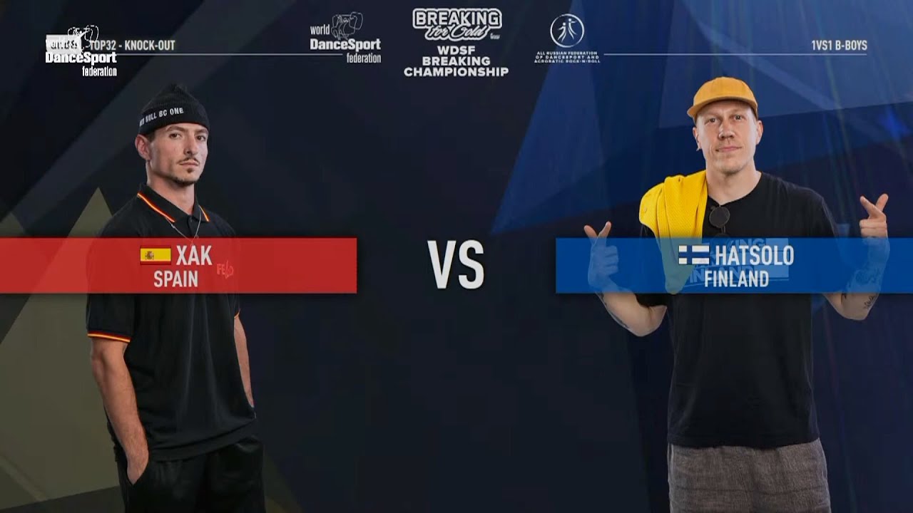 Bboy Xak (ESP) vs Bboy Hatsolo (FIN) | 2021 WDSF European Breaking - Battle for the 3rd place