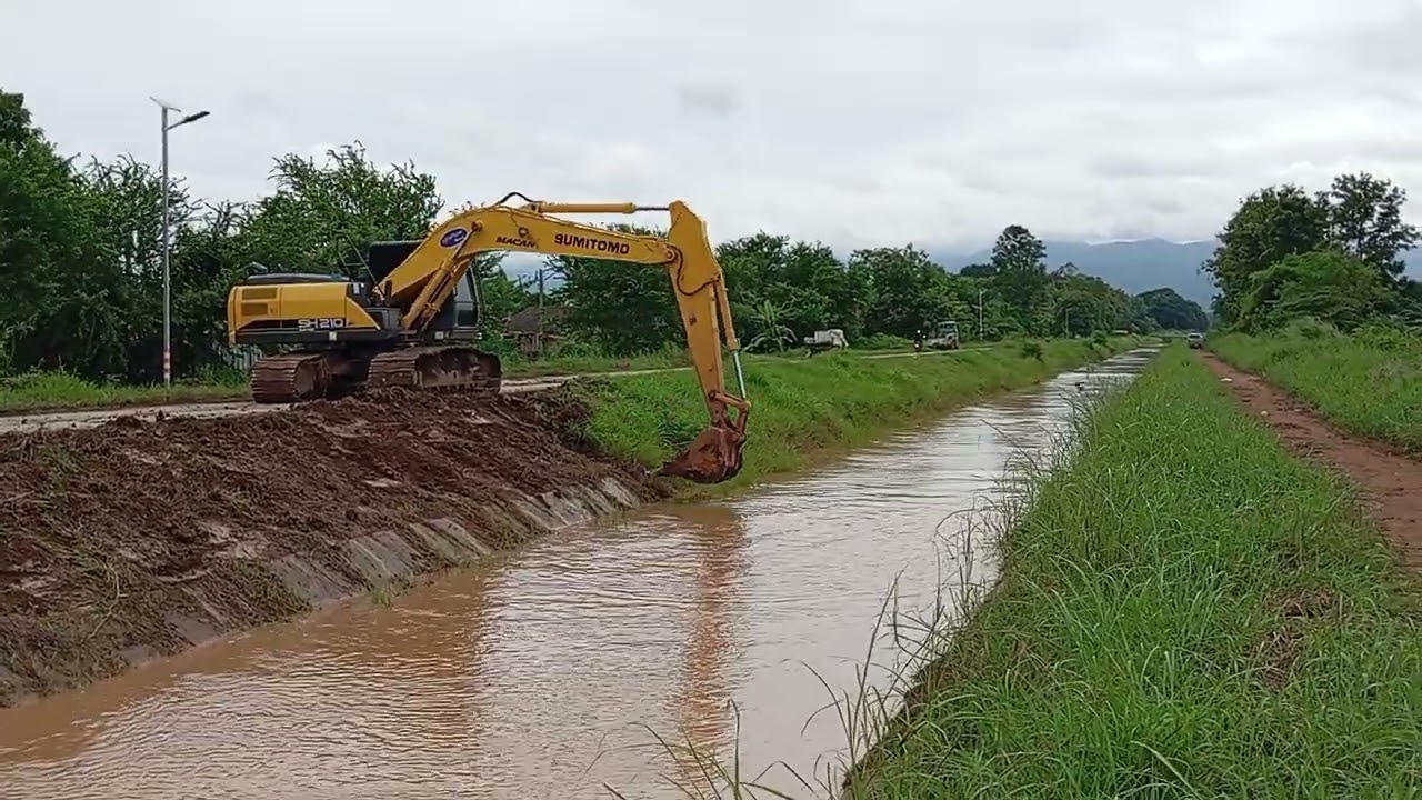 น้ำไม่ล้นฝั่งอีกแน่ ไหลลื่นดี ใด้รับการขุดลอก สวยงาม