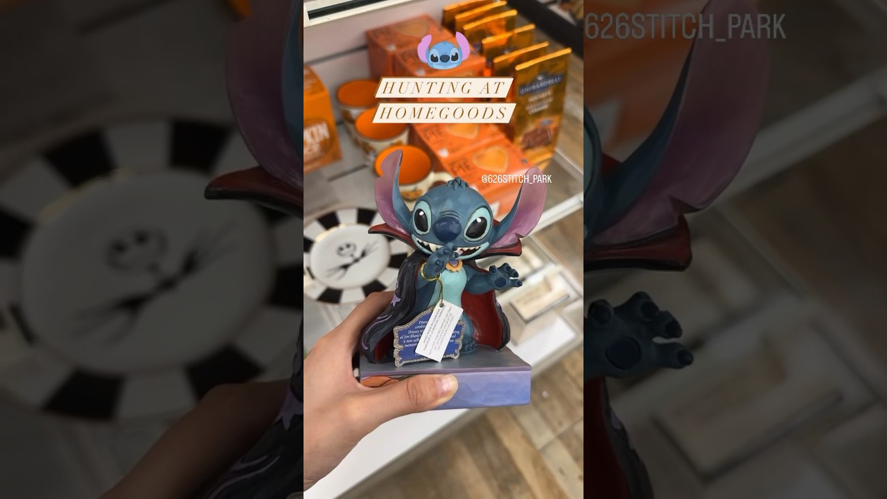 STITCH HUNTING TIME | STITCH HALLOWEE DECORATION
