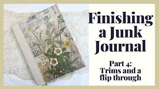 Junk Journal Flip Through - Botanical Journal #junkjournaling
