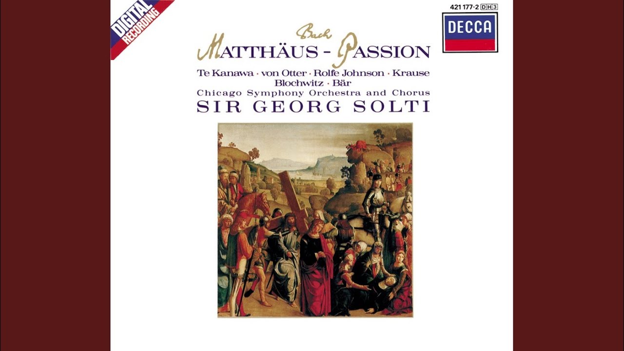 Obejrzyj J.S. Bach: St. Matthew Passion, BWV 244 - Part Two: No. 48 Recitative (Soprano) : "Er hat uns... w YouTube