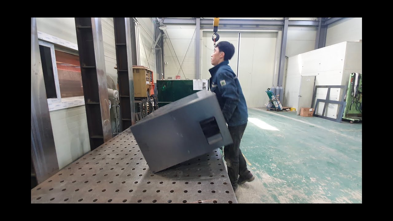 4.5t 판금 제관 하기 // 경유 기름통 만들기 // #제관 #용접 #중소기업