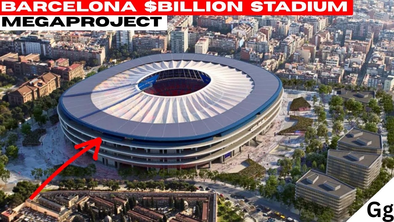Обновление информации о стадионе в Барселоне стоимостью в миллиард долларов к 2026 году!!!