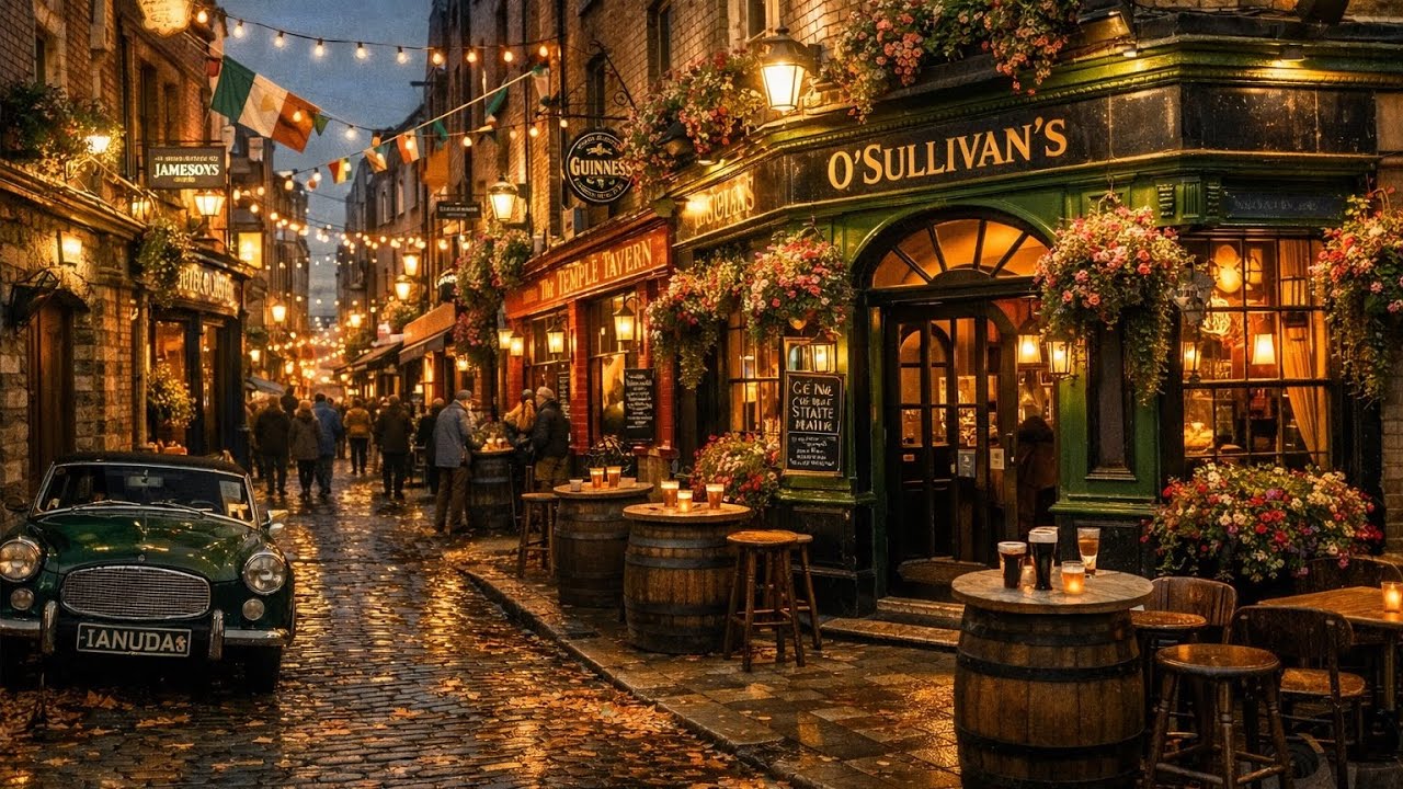 Dublin Ireland 🇮🇪 — The Capital of Beer - Walking Tour — 4K HDR 60fps