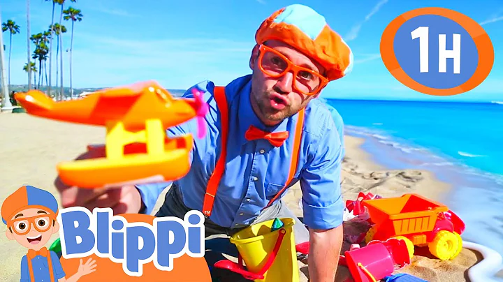 Learn Colors and Counting at the Beach 🏖️ | BEST OF BLIPPI TOYS | Educational Videos for Kids