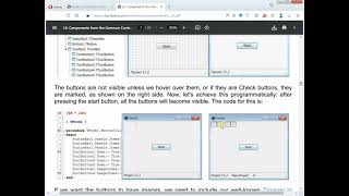 Lesson 10.1.2.Components from the Common Controls bar in Lazarus IDE. Components of type bar-Part II