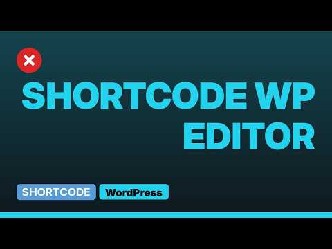 Wordpress: WP_Editor Shortcode Issue