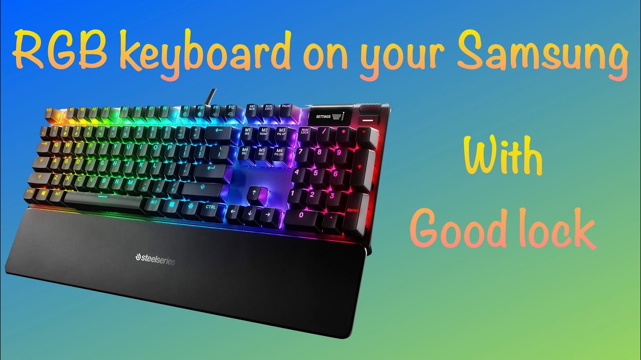 RGB keyboard con keys cafe