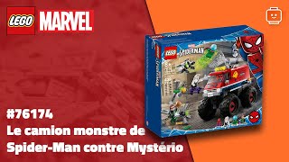 LEGO Marvel 76174 Le camion monstre de Spider Man contre Mystério