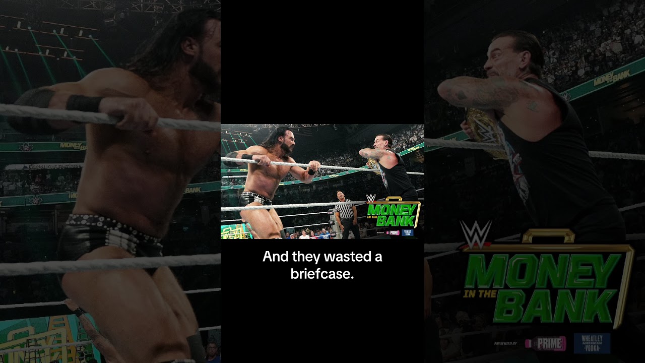 MITB is a case study of why fans can’t trust the process #wwe #moneyinthebank #cmpunk #drewmcintyre