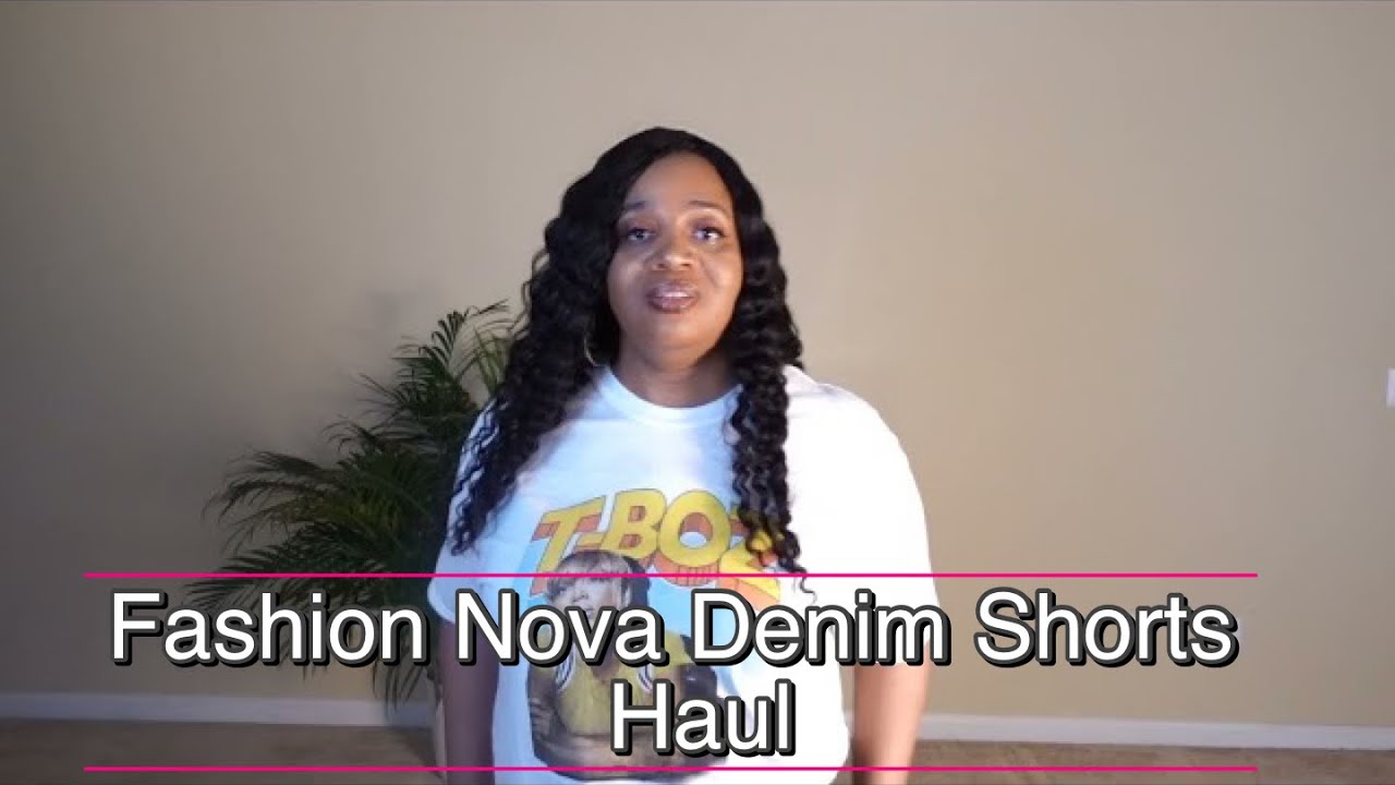Fashion Nova Denim Shorts Try On Haul - Size 13| Spring 2021