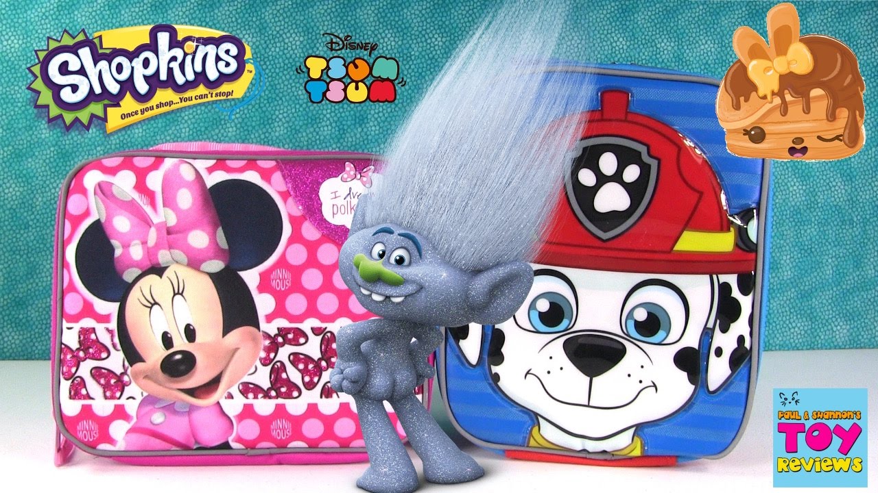 kawaii emoticons Disney Trolls Lalaloopsy Shopkins My Little Pony Surprise Lunchbox Opening | PSToyReviews