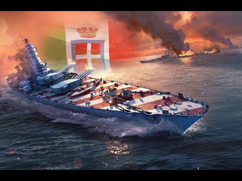 Видео: Итальянцы  в рандоме World of Warships Legends