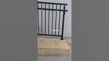 Code Compliant Ramp with Modular Components to Adjust On-Site