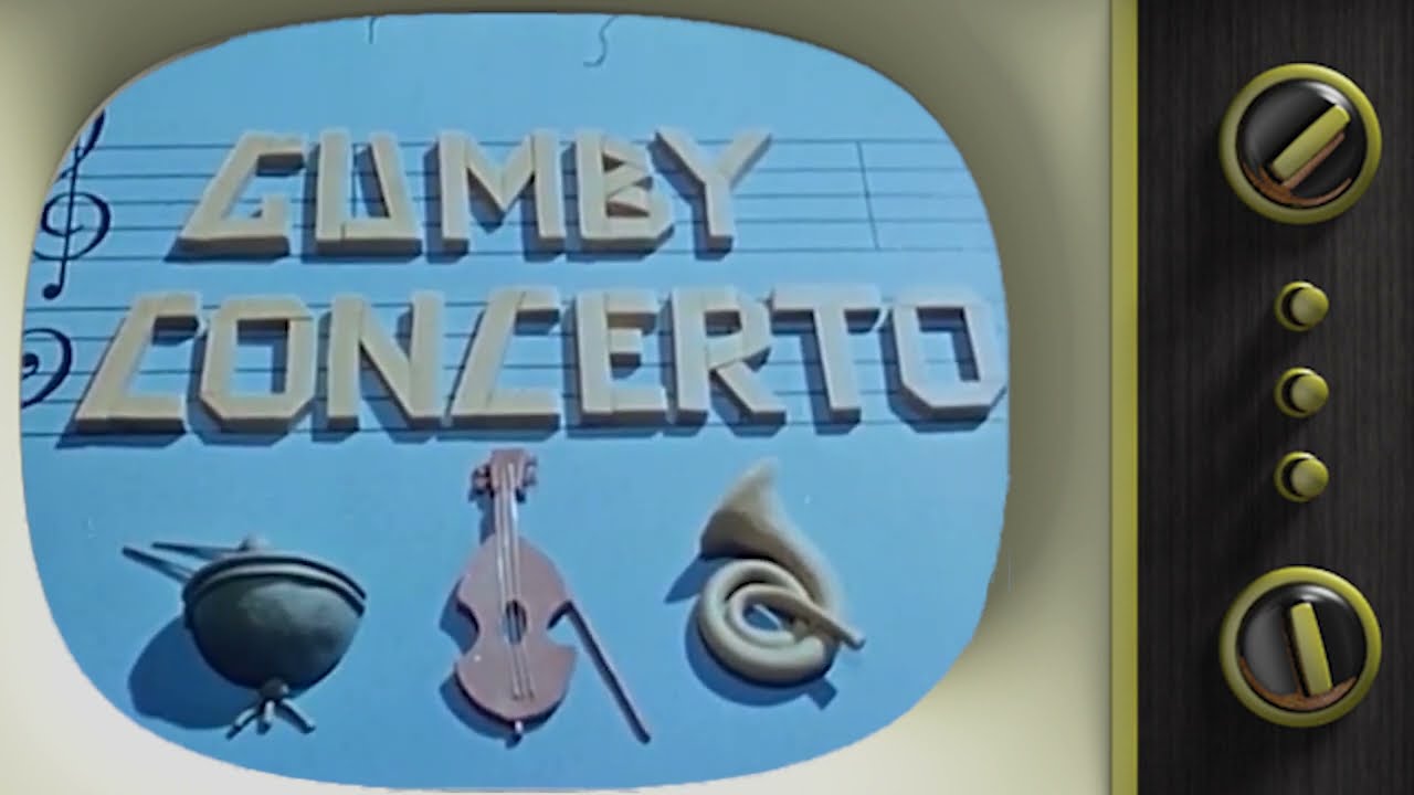 The Gumby Show "Gumby Concerto", Clokey Productions, NBC (year 1957)
