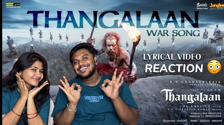 Thangalaan War - Song Lyrical (Tamil) Reaction 😱 | Thangalaan | Chiyaan Vikram | Pa Ranjith | GVP