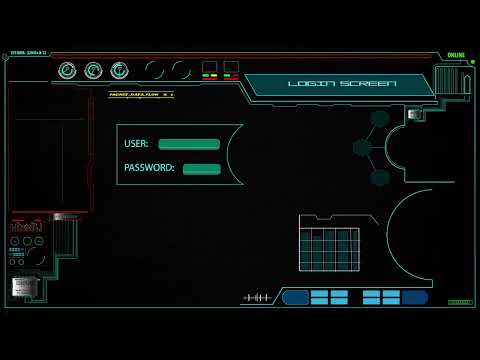 Futuristic HUD Interface   login