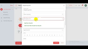 Kinh Đô Group | Hướng dẫn tạo mới một quy trình mẫu, chỉnh sửa quy trình mẫu trên 1Office