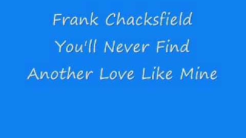 Frank Chacksfield - You'll Never Find Another Love Like Mine