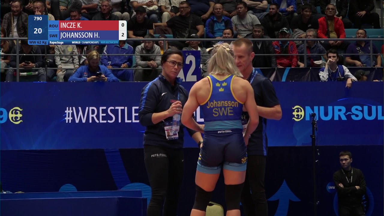 Repechage WW - 62 kg: K. INCZE (ROU) v. H. JOHANSSON (SWE)