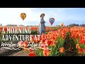 MORNING ADVENTURE|| Wooden Shoe Tulip Farm MORNING ADVENTURE|| Wooden Shoe Tulip Farm