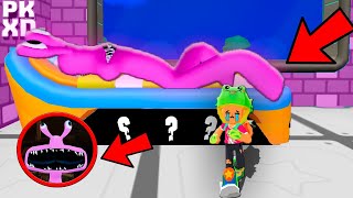 NOS ESCONDEMOS de PINK de RAINBOW FRIENDS 2 DEBAJO de SU CAMA en PK XD NUEVA ACTUALIZACION 🐸 SIMBA