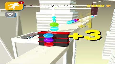 Stack Rider Level 124/125 - gameplay (ios android) walkthrough all levels