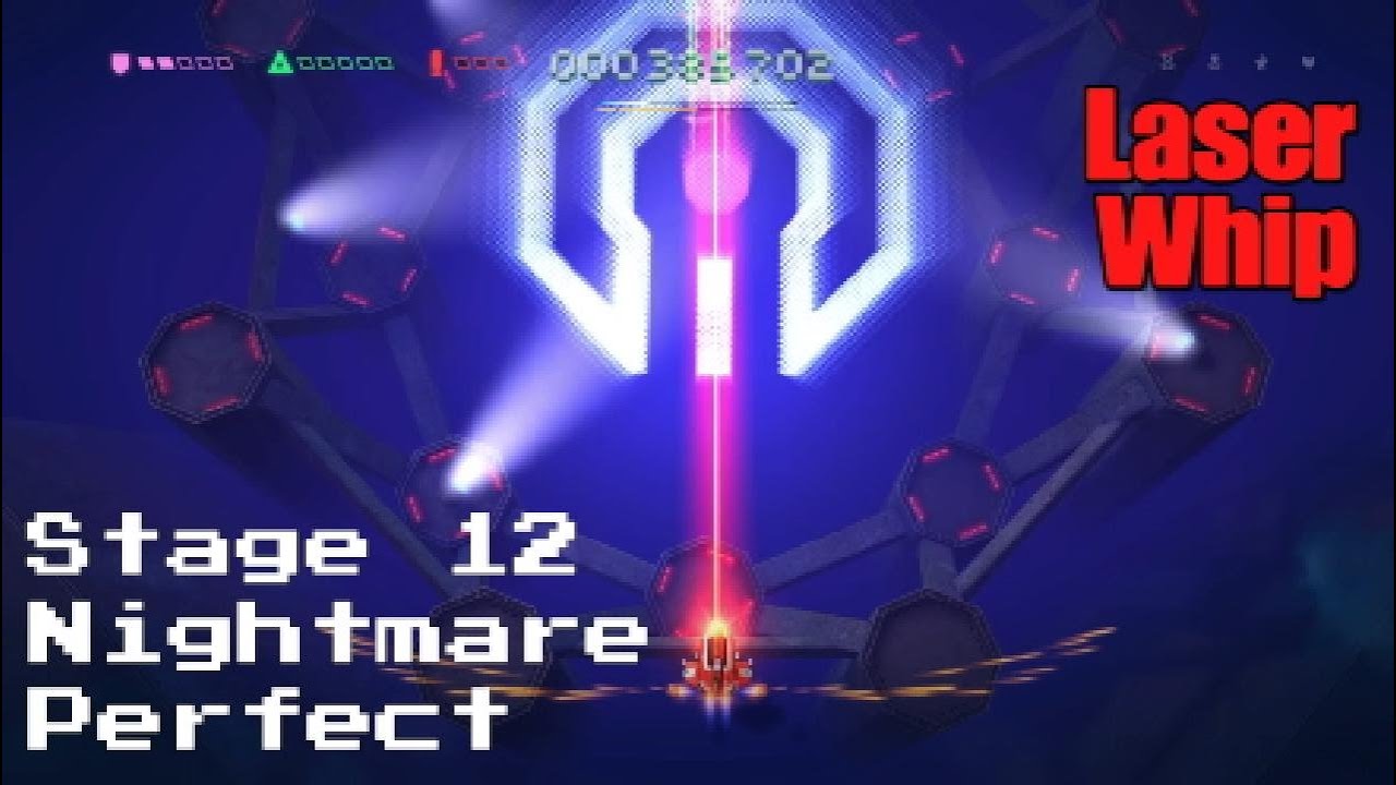 Sky Force Reloaded - Stage 12 Nightmare Perfect (Laser Whip) PS5 🎵 Cluster Buster