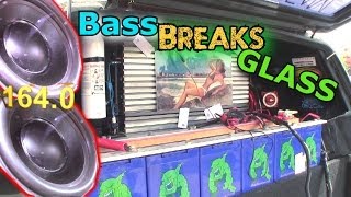 Subwoofers BREAK GLASS WINDSHIELD | 164db Sound System SPL w/ Keith's LOUD 18