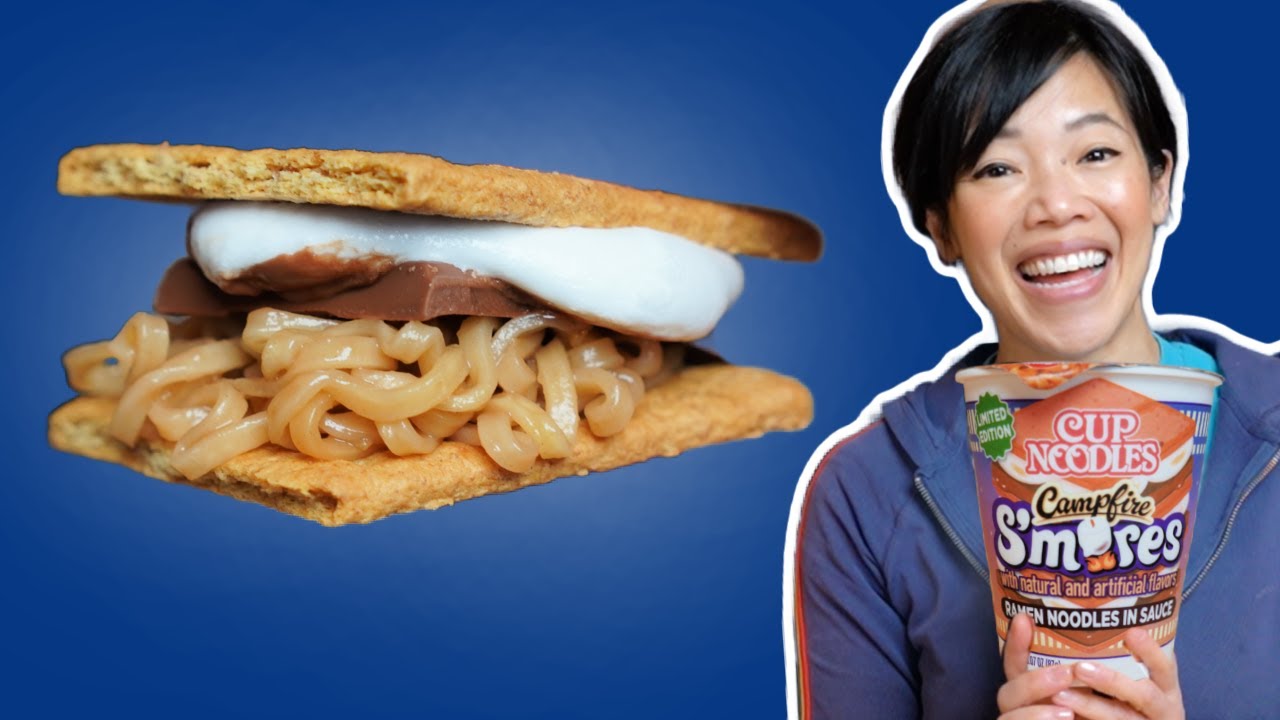 Is S'mores Cup Of Noodles Good?  Let's Taste It 3 Ways