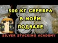 СВЫШЕ 500 КГ СЕРЕБРА В МОЕМ ПОДВАЛЕ!