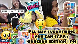 ANYTHING YOU CAN CARRY, I'LL PAY FOR CHALLENGE! (Grocery Edition) | NJM Visuals