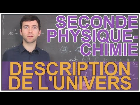 Description De Lunivers Physique Chimie Seconde Les Bons Profs