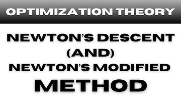 Newton’s Descent Method | Optimization Technique Explained with Example | Mutual Academy