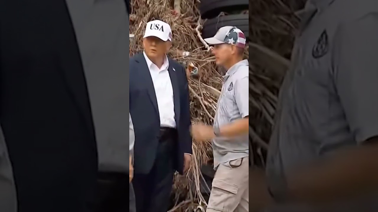 Texas Flood Heroes Honor President Trump & Melania with Hat-Off Respect 