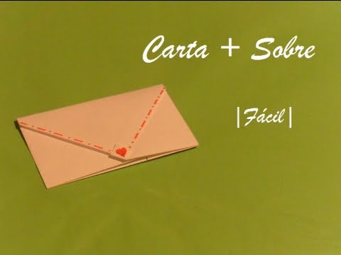 carta sobre f 225 cil youtube como doblar una carta formal